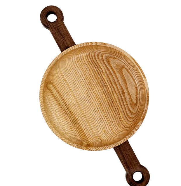 Cashmere Caveman Co's Double-handed Walnut Ash Sharing Plate