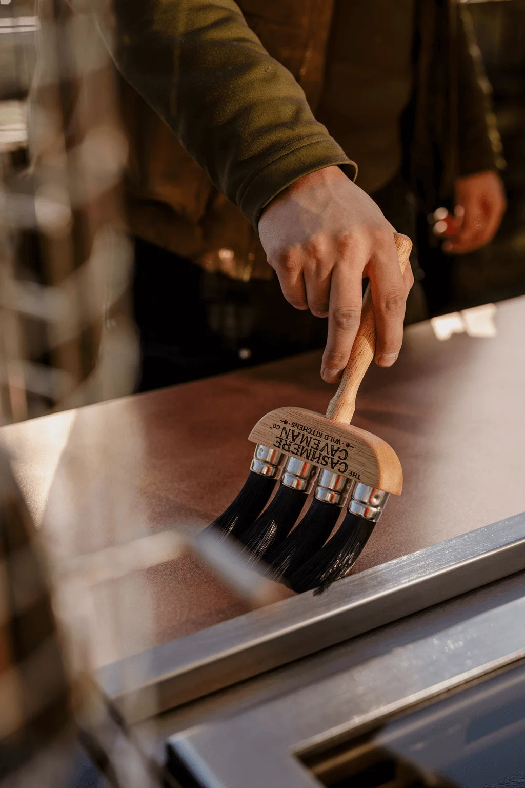 Cashmere Caveman Co's De-ashing Brush